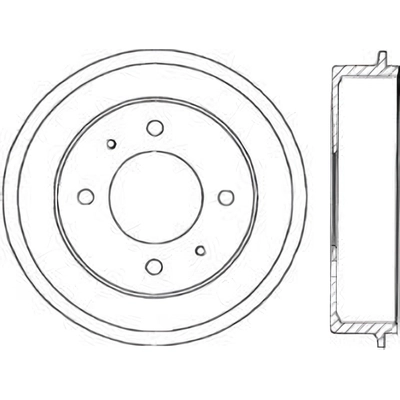 Rear Brake Drum by CENTRIC PARTS - 123.51007 pa1