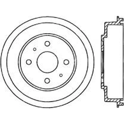 Rear Brake Drum by CENTRIC PARTS - 123.51011 pa1