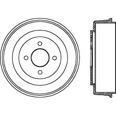 Rear Brake Drum by CENTRIC PARTS - 123.62035 pa2