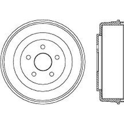 Rear Brake Drum by CENTRIC PARTS - 123.63046 pa2