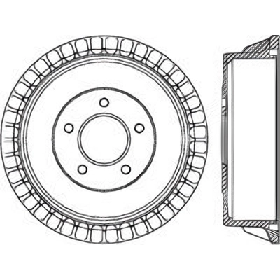 Rear Brake Drum by CENTRIC PARTS - 123.65033 pa2