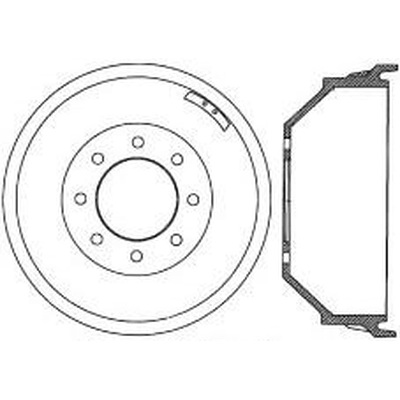 Rear Brake Drum by CENTRIC PARTS - 123.66015 pa2