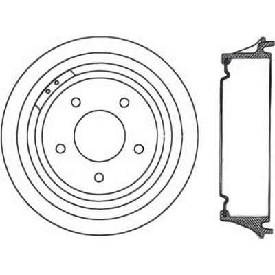 Rear Brake Drum by CENTRIC PARTS - 123.66016 pa2