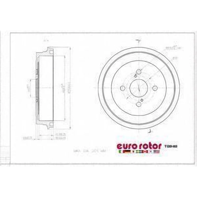 ULTRA - TOD85 - Rear Brake Drum pa1