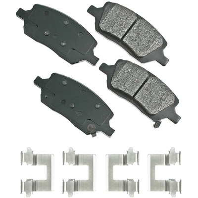 Rear Ceramic Pads by AKEBONO - ACT1093 pa6