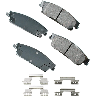 Rear Ceramic Pads by AKEBONO - ACT1194A pa5