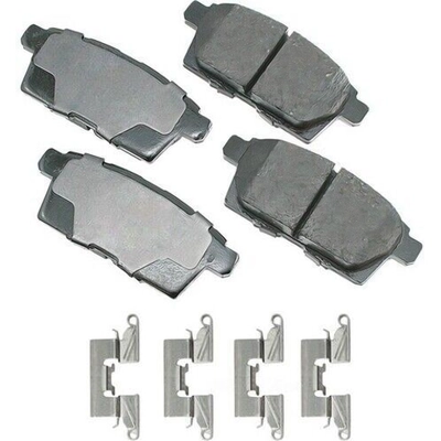 Rear Ceramic Pads by AKEBONO - ACT1259 pa13