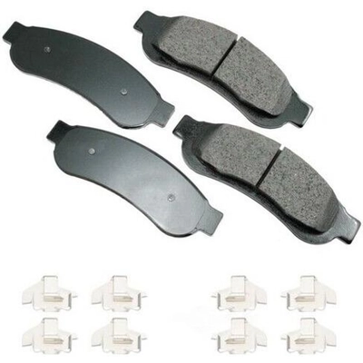 Rear Ceramic Pads by AKEBONO - ACT1334B pa10