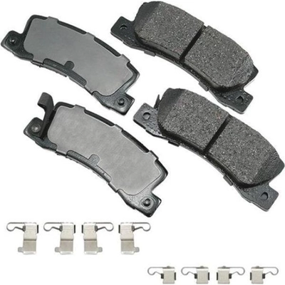 Rear Ceramic Pads by AKEBONO - ACT325A pa10