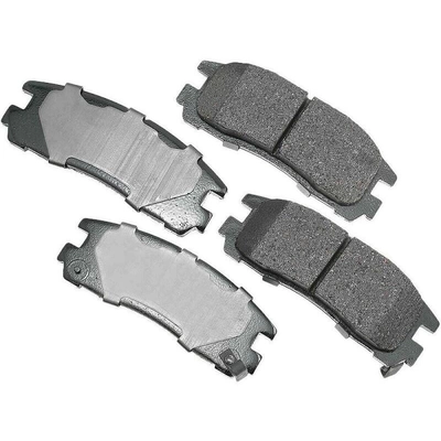 Rear Ceramic Pads by AKEBONO - ACT383 pa6