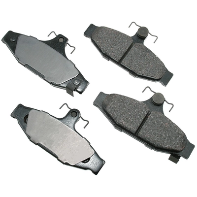 Rear Ceramic Pads by AKEBONO - ACT413 pa5