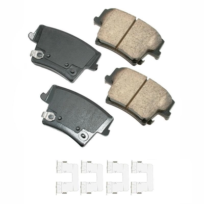 Rear Ceramic Pads by AKEBONO - ASP1057 pa5