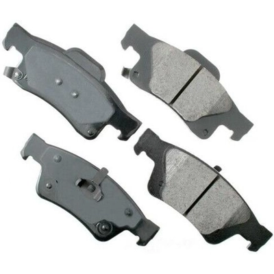 Rear Ceramic Pads by AKEBONO - ASP1498 pa10