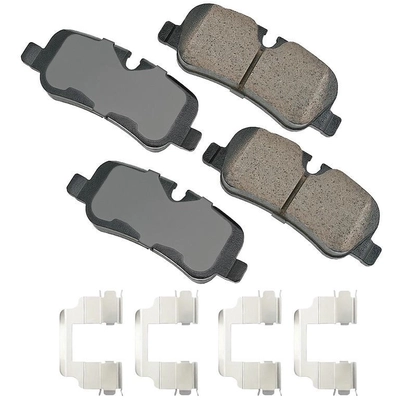 Rear Ceramic Pads by AKEBONO - EUR1099A pa7