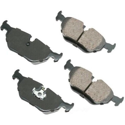 Rear Ceramic Pads by AKEBONO - EUR396A pa11