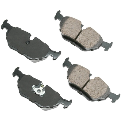 Rear Ceramic Pads by AKEBONO - EUR396A pa5