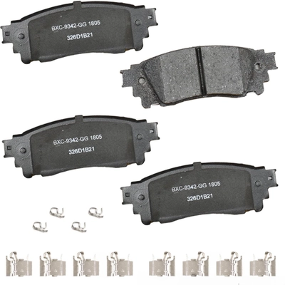 BENDIX - SBC1805 - Rear Disc Brake Pads pa1