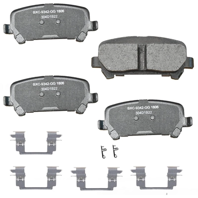 BENDIX - SBC1806 - Rear Disc Brake Pads pa1