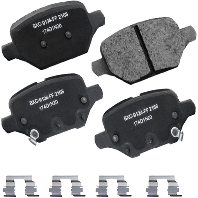 BENDIX - SBC2168 - Ceramic Rear Disc Brake Pads pa1