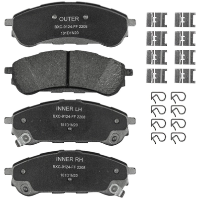 BENDIX - SBC2208 - Ceramic Rear Disc Brake Pads pa1