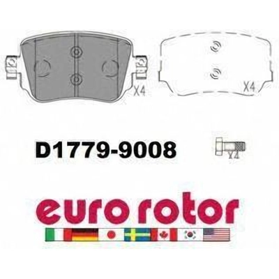 EUROROTOR - ID1779 - Rear Ceramic Pads pa2