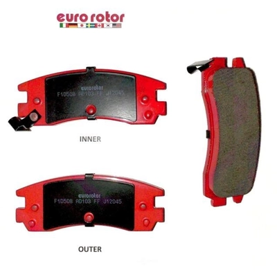 Rear Ceramic Pads by EUROROTOR - ID508H pa3