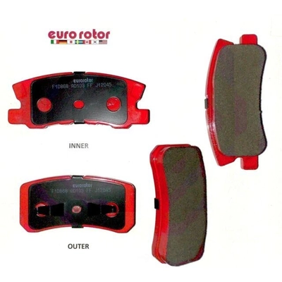 Rear Ceramic Pads by EUROROTOR - ID868H pa3