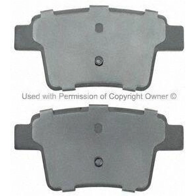 Rear Ceramic Pads by QUALITY-BUILT - 1000-1071C pa2