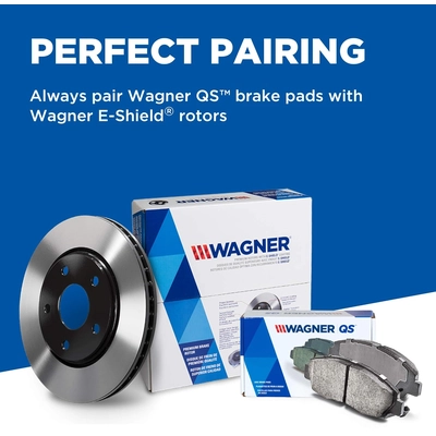 WAGNER - ZD782 - QuickStop Disc Brake Pad Set pa1