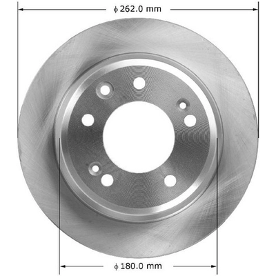 BENDIX GLOBAL - PRT6019 - Disc Brake Rotor pa1