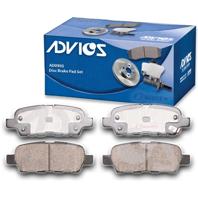 Rear Disc Pads by ADVICS - AD0905 pa4