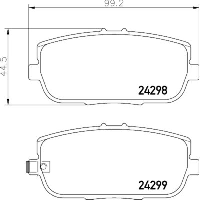 HELLA PAGID - 355034781 - Disc Brake Pad Set pa1