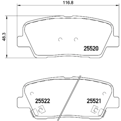 HELLA PAGID - 355036061 - Disc Brake Pad Set pa1