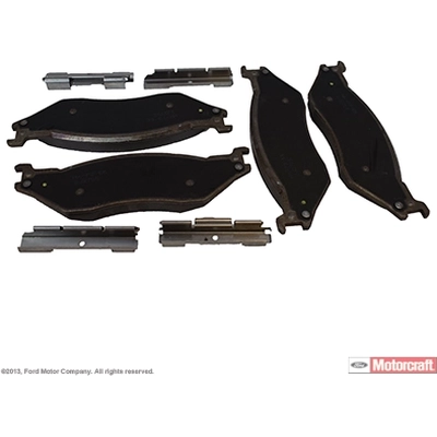 Rear Disc Pads by MOTORCRAFT - BRF4 pa3