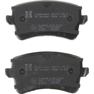 Rear Disc Pads by ZIMMERMANN - 25214.175.4 pa2