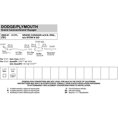 Rear Exhaust Pipe by WALKER USA - 51020 pa1