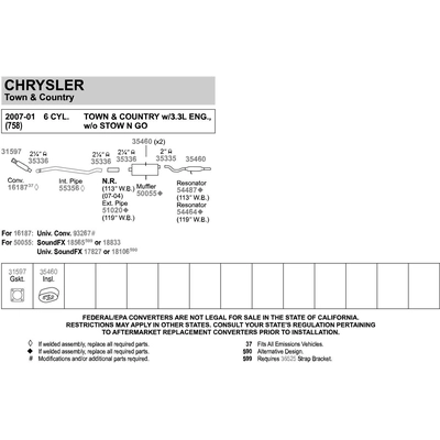 Rear Exhaust Pipe by WALKER USA - 51020 pa2