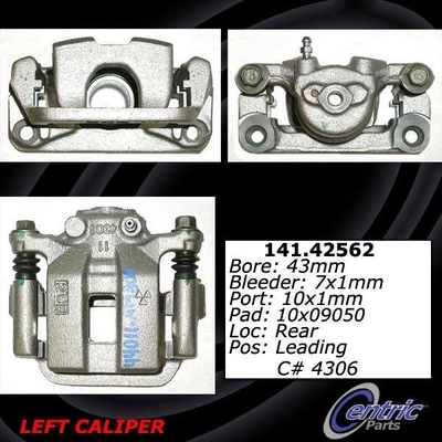 Rear Left Rebuilt Caliper With Hardware by CENTRIC PARTS - 141.42562 pa9