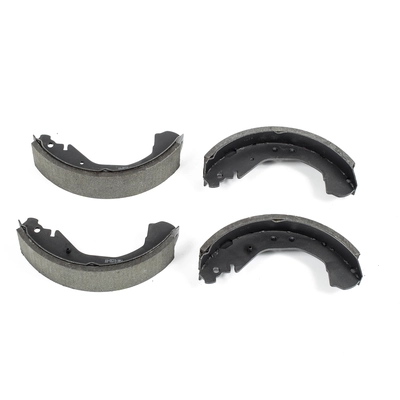 Rear New Brake Shoes by POWER STOP - B675 pa1