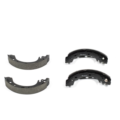 Rear New Brake Shoes by POWER STOP - B801 pa2