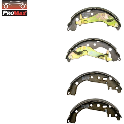 Rear New Brake Shoes by PROMAX - 12-1070L pa1