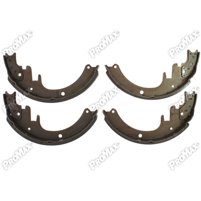 Rear New Brake Shoes by PROMAX - 12-451 pa2