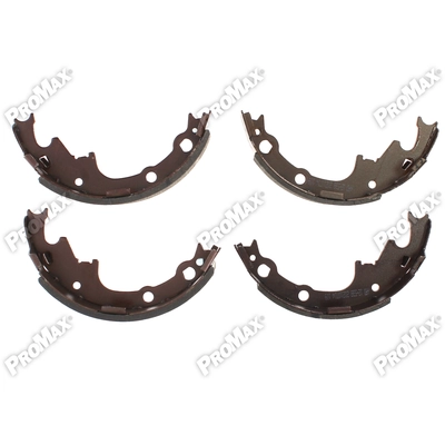 Rear New Brake Shoes by PROMAX - 12-538 pa2