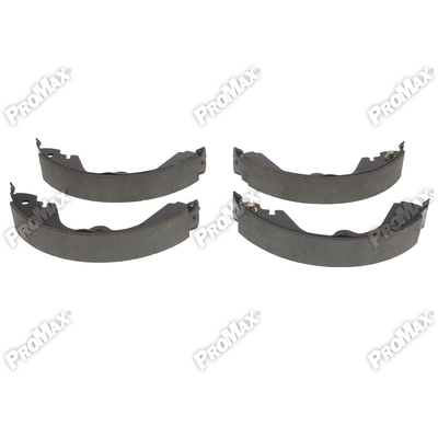 Rear New Brake Shoes by PROMAX - 12-671 pa1