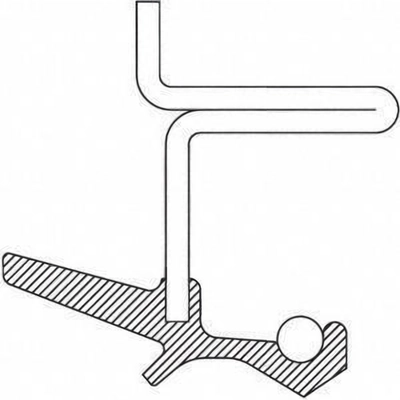 Rear Output Shaft Seal by NATIONAL OIL SEALS - 710653 pa2