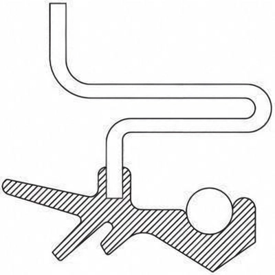 Rear Output Shaft Seal by NATIONAL OIL SEALS - 710661 pa2