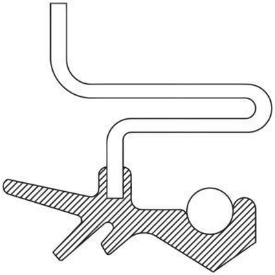 Rear Output Shaft Seal by NATIONAL OIL SEALS - 710661 pa6