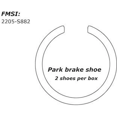 Rear Parking Brake Shoes by CENTRIC PARTS - 111.08820 pa4