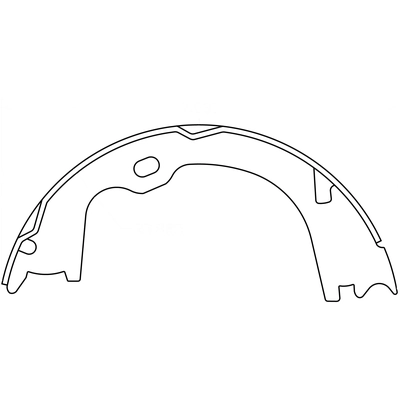 Rear Parking Brake Shoes by CENTRIC PARTS - 111.09620 pa2