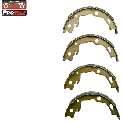 Rear Parking Brake Shoes by PROMAX - 12-1066 pa1